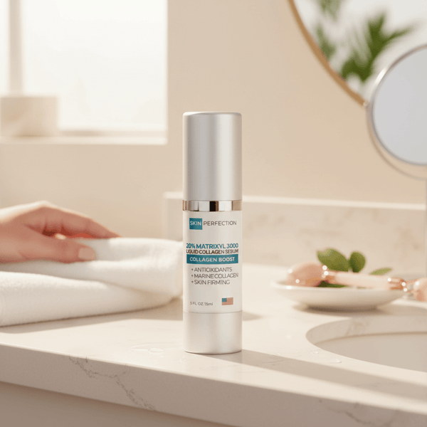 Compare peptide serums to vitamin C for firmness?