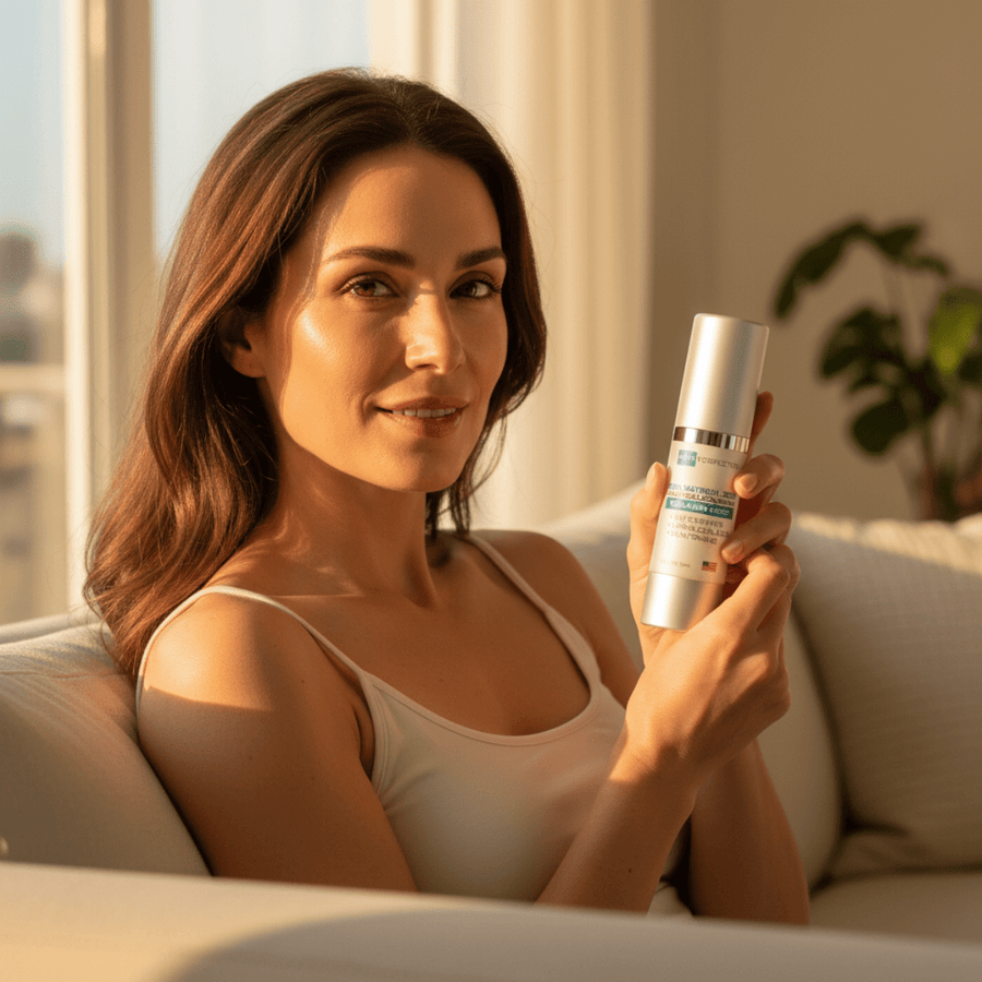 organic skincare to smooth skin texture before wedding