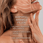 dermafill serum booster plumps under-eye hollowness, and targets nasolabial folds