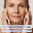 Dermafill for enhancing skin volume and reducing fine lines without needles