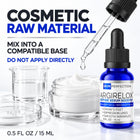 Cosmetic formulator adding peptide booster to a compatible serum base
