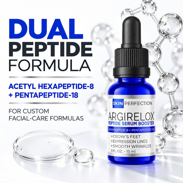 Dual peptide ingredient with Acetyl Hexapeptide-8 and Pentapeptide-18