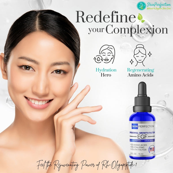 Epidermal growth factor for promoting skin renewal and firmness