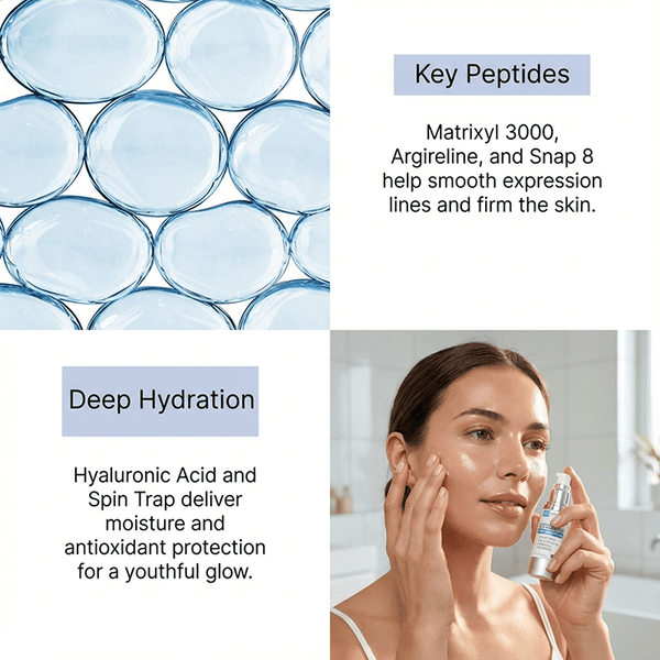 Snap 8, Syn-Coll, Syn-Ake, Matrixyl 3000 Multipeptide Serum