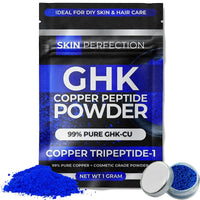 GHK-Cu Copper Peptide Powder, 99% Pure (1 Gram)