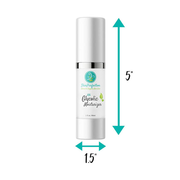 10% glycolic moisturizer size for effective skincare