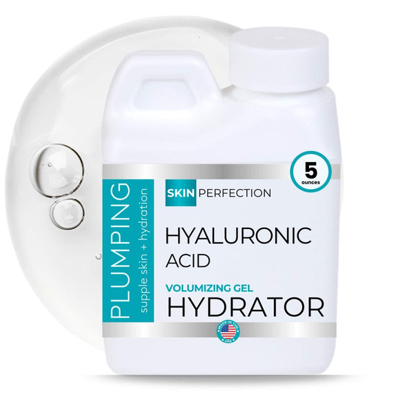 hyaluronic acid serum base 5 ounces hydrator volumizing gel plumping supple skin and hydration skin perfection