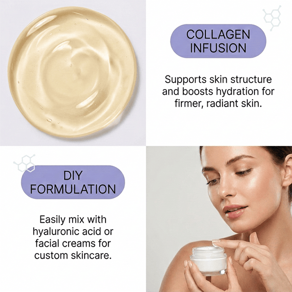 liquid collagen supports skin structure and boosts hydration for firmer, more radiant skin