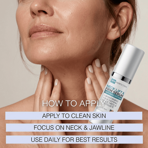 neck lift and firm is easy to incorporate into any skincare routine