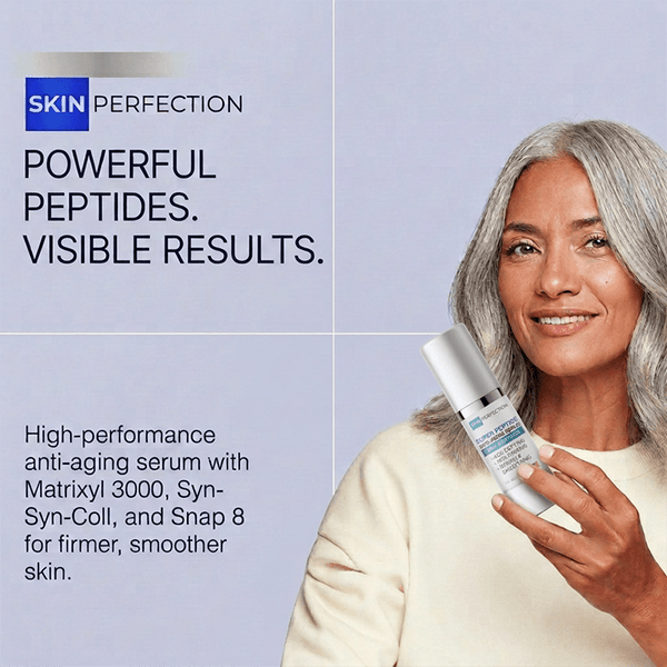super peptide serum with 99% peptides is a high-performance anti-aging serum with high quality peptides for firmer, smoother skin